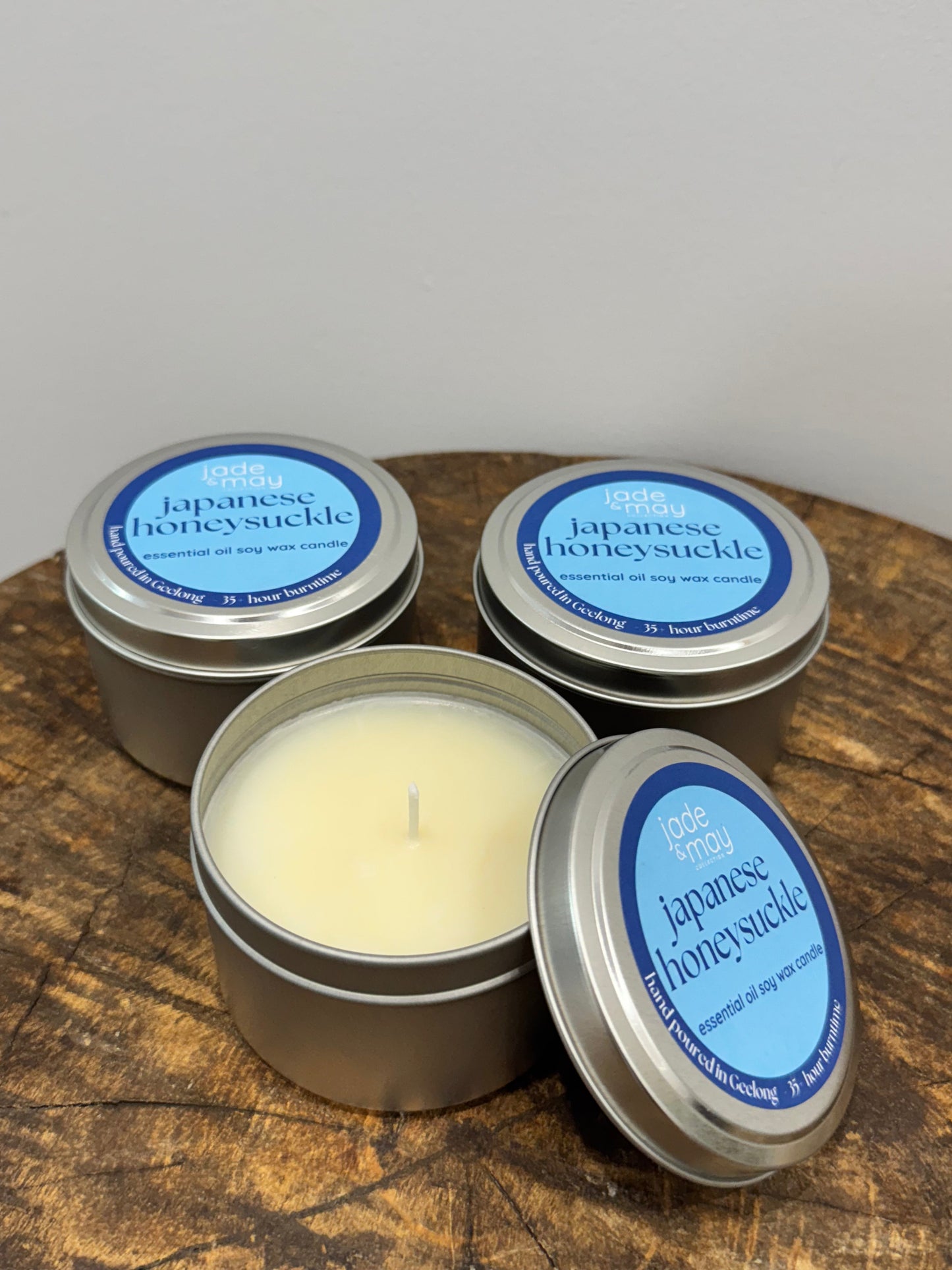 Japanese Honeysuckle Soy Candle - Essential Oil Candles
