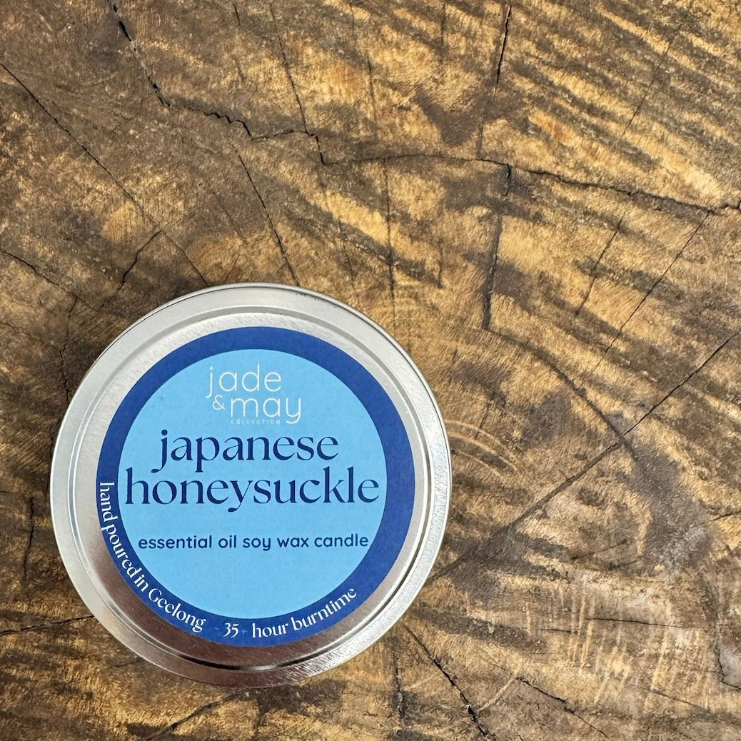 Japanese Honeysuckle Soy Candle - Essential Oil Candles
