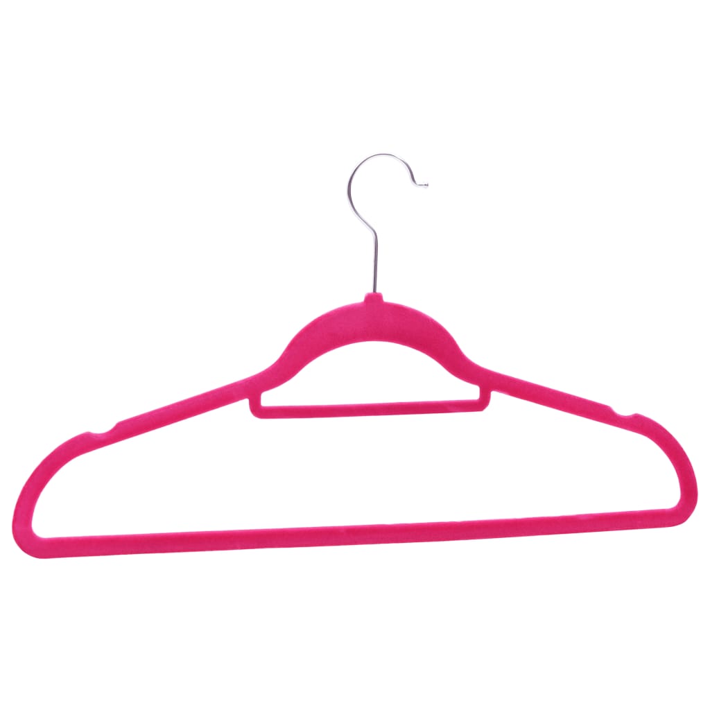 vidaXL Clothes Hanger Set Coat Hanger Clothes Organizer Rack Anti-slip Velvet
