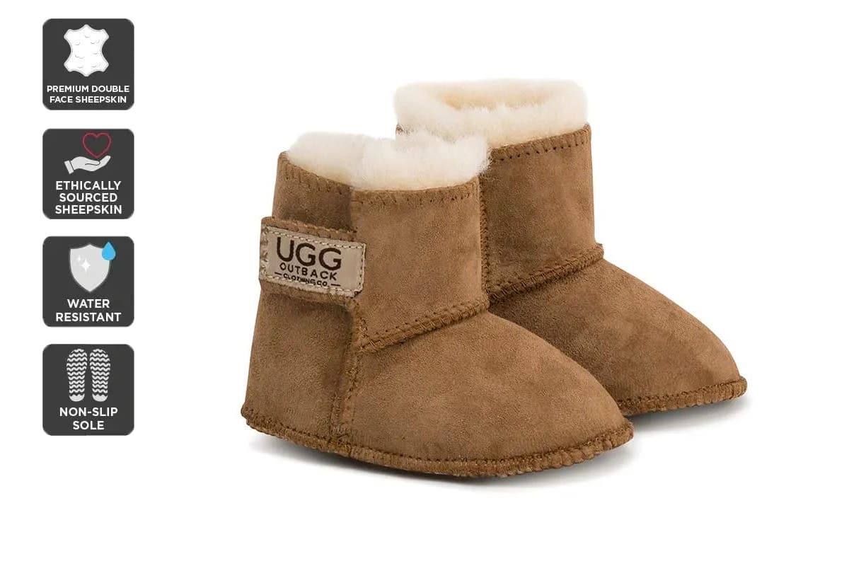 NNEKG Boots Baby Classic Premium Double Face Sheepskin (Chestnut Size S)