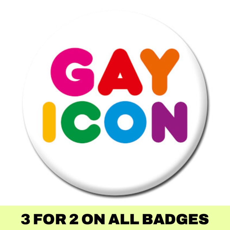 Gay Icon Badge