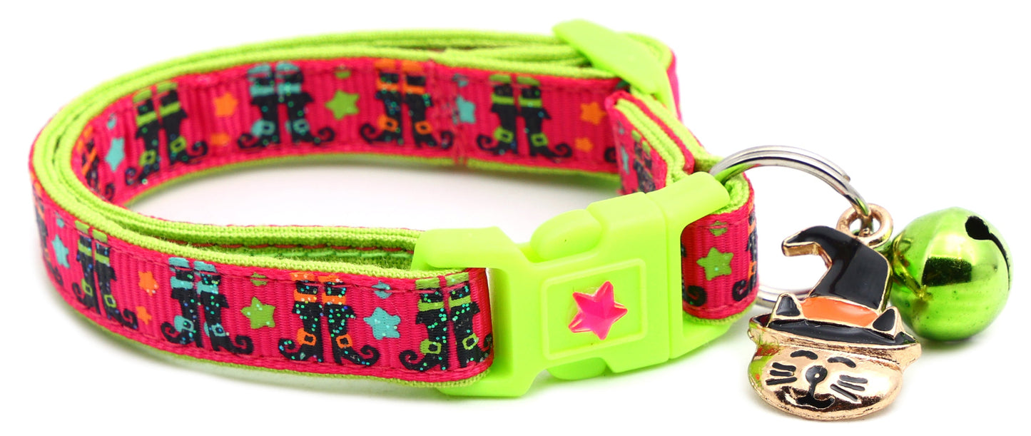 Witchy Boots Breakaway Cat Collar
