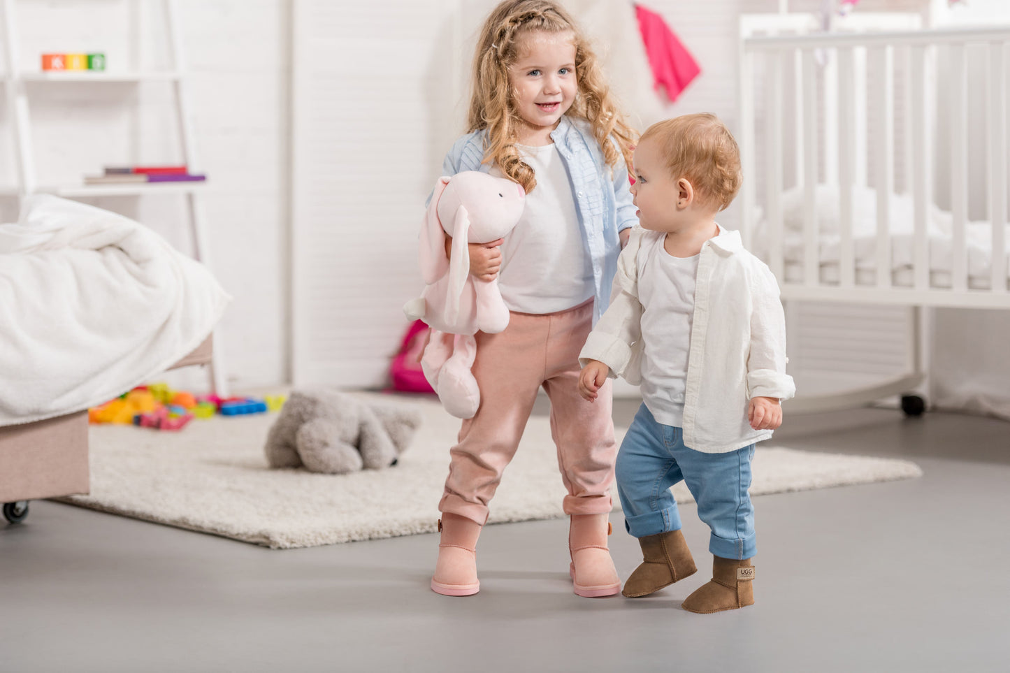 NNEKG Boots Baby Classic Premium Double Face Sheepskin (Chestnut Size S)
