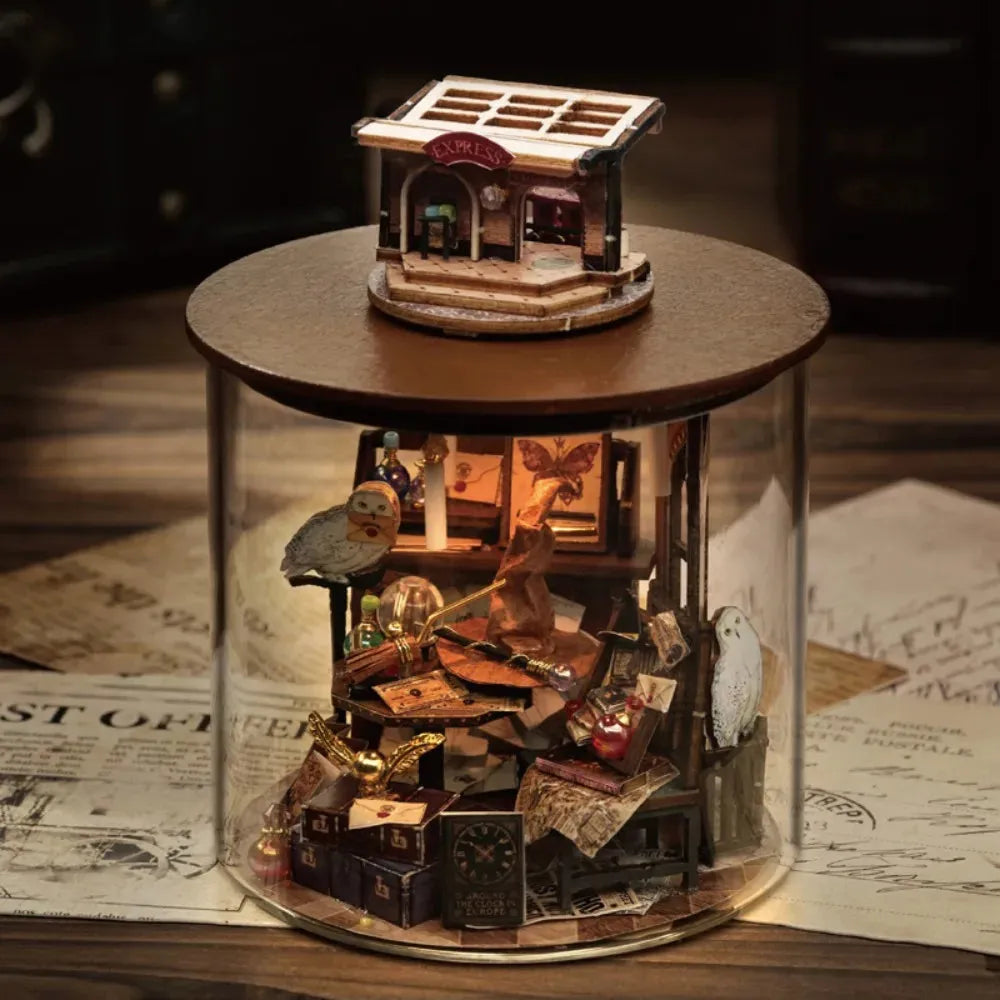 Miniature Wizardi Roombox Kit - Time Magic Dollhouse Kit