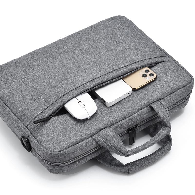 NNEDSZ 13 Oxford Cloth Laptop Backpack for Event - Black - Light Gray