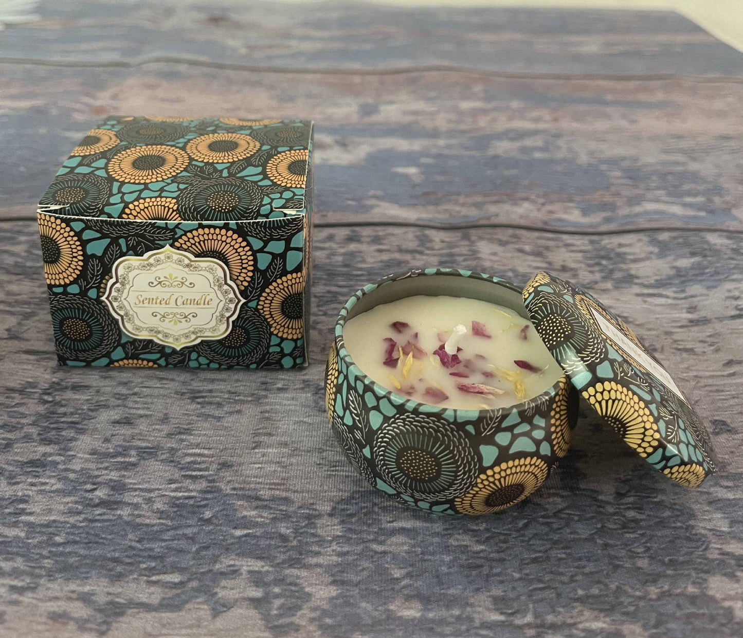 NNEDSZ Small Scented Candle Set - 4 Soy Wax Candles, Travel Candle Set (Strawberry)