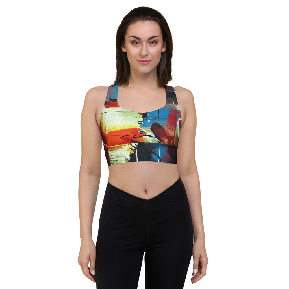 Gianneli Colours Longline Sports Bra