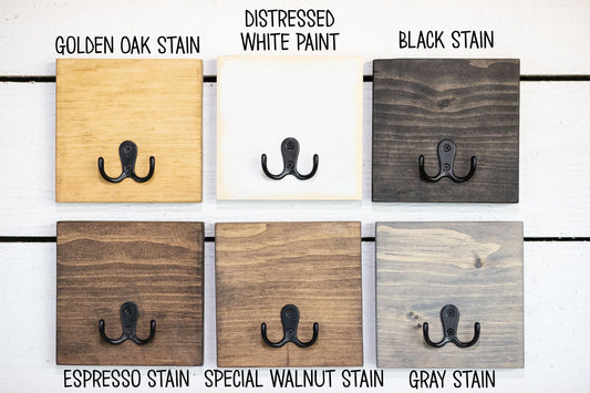 Double Mail Holder with Key Hooks