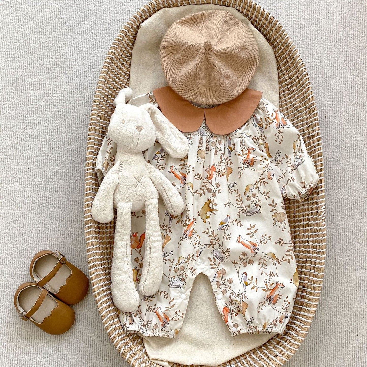 Cartoon Graphic Autumn Romper Clothes Sets